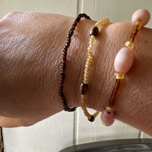 Set of 3 Bracelets -Perfect Fall Colors - Picture 4 of 4